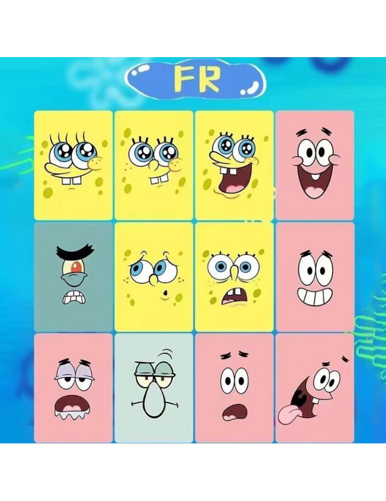 Display Bob l'éponge Série 1 - 10 Yuans - Boite de 10 boosters