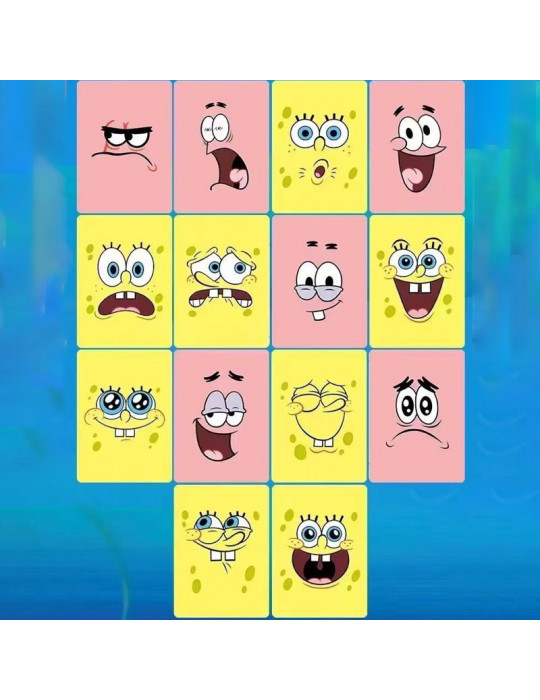 Display Bob l'éponge Série 1 - 10 Yuans - Boite de 10 boosters