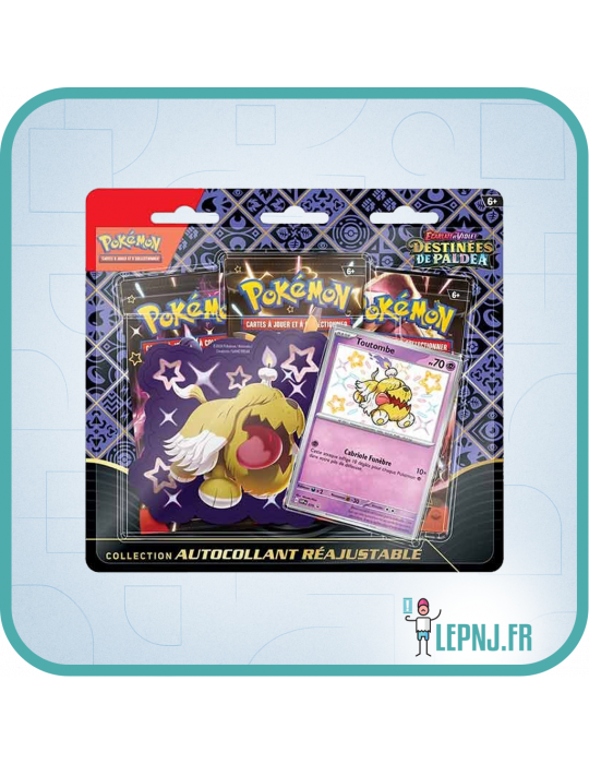 Tripack Pokémon Ecarlate et Violet Ev4.5 Destinées de Paldéa Toutombe - Lepnj.fr