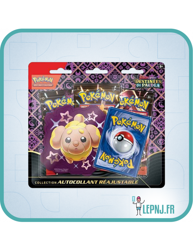 Tripack Pokémon Ecarlate et Violet Ev4.5 Destinées de Paldéa Patachiot - Lepnj.fr