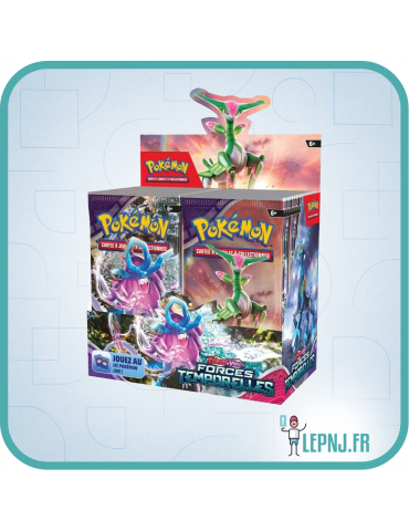Display Pokémon Ev05 Ecarlate et Violet - Forces temporelles - Lepnj.fr
