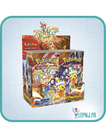 Display Pokémon Ev08 Ecarlate et Violet - Etincelles Déferlantes - Lepnj.fr