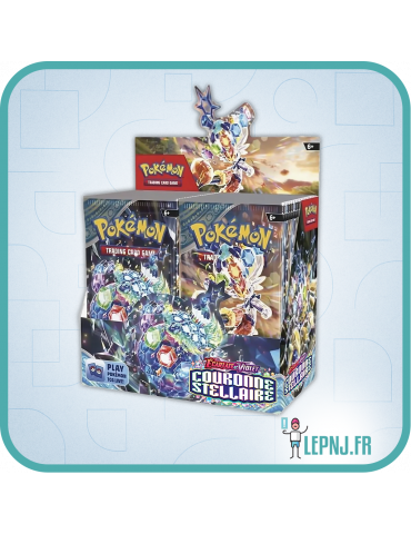 Display Pokémon Ev07 Ecarlate et Violet - Couronne Stellaire - Lepnj.fr