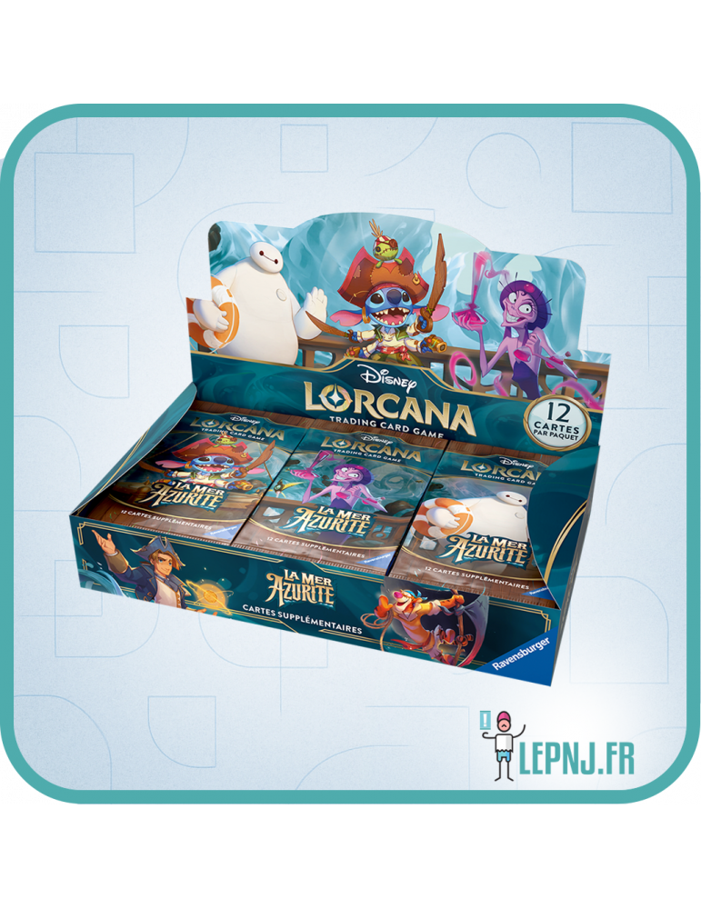 Display Disney Lorcana Chapitre 6 - Mer Azurite - Lepnj.fr