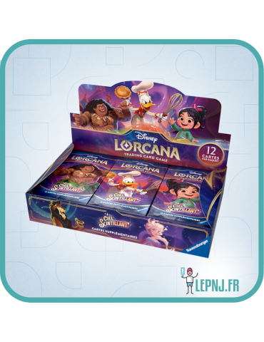 Display Disney Lorcana Chapitre 5 - Ciel Scintillant - Lepnj.fr