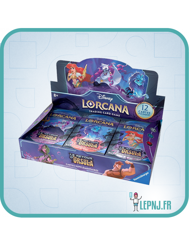 Display Disney Lorcana Chapitre 4 - Le Retour d'Ursula - Lepnj.fr