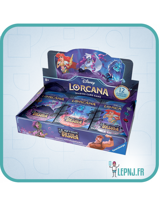 Display Disney Lorcana Chapitre 4 - Le Retour d'Ursula - Lepnj.fr