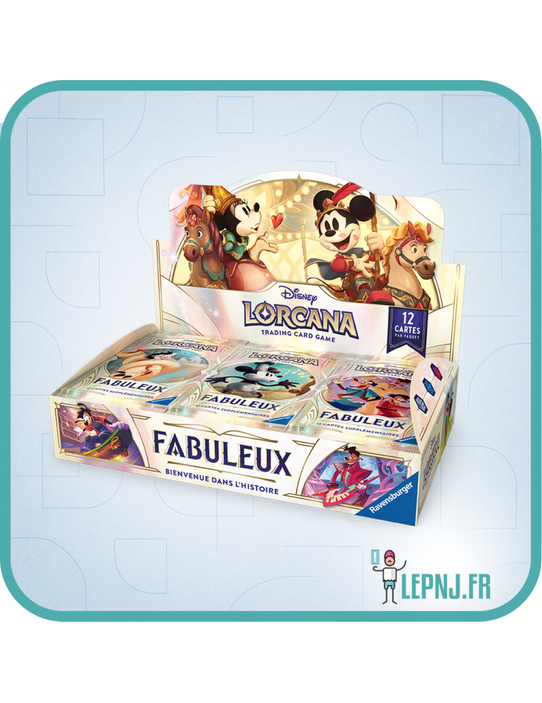 Display Disney Lorcana Chapitre 9 - Fabuleux - Lepnj.fr