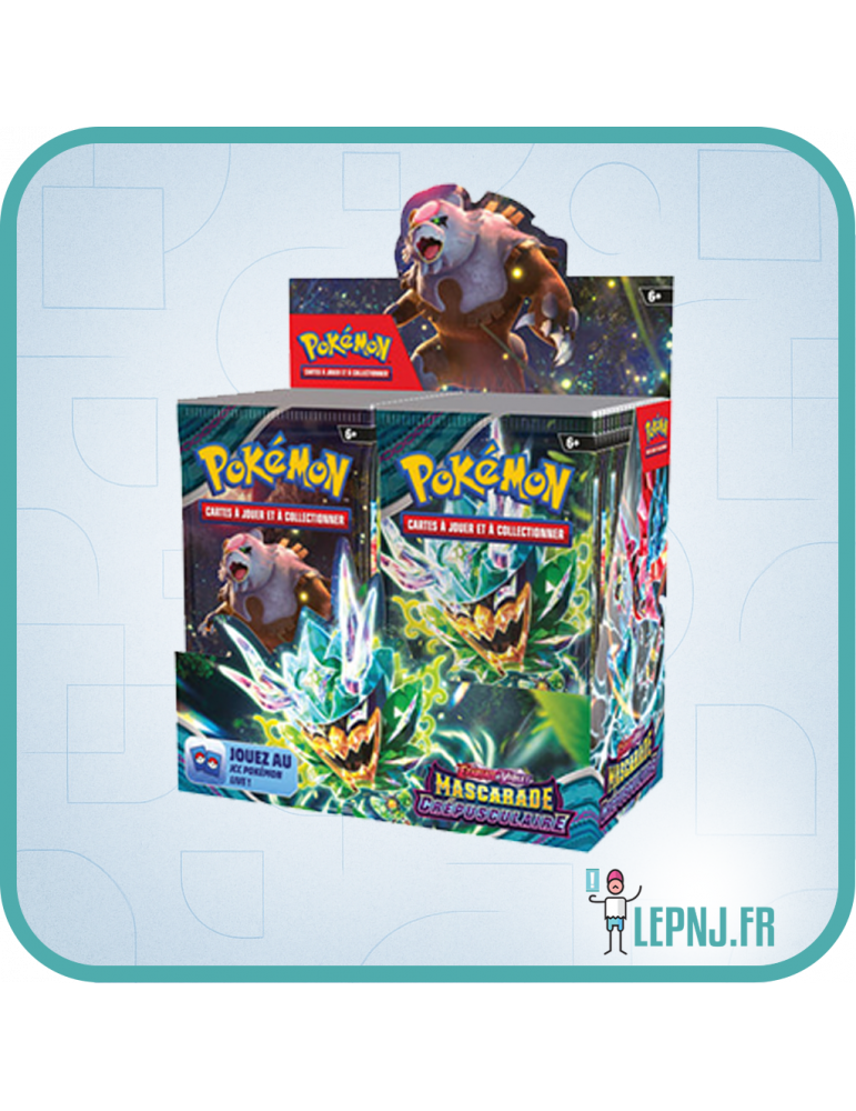 Display Pokémon Ev06 Ecarlate et Violet - Mascarade Crépusculaire - Lepnj.fr