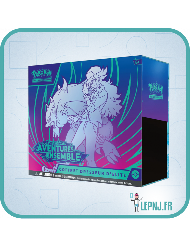 Coffret Dresseur d'Elite Pokémon ETB Ev09 Aventures Ensemble - Lepnj.fr