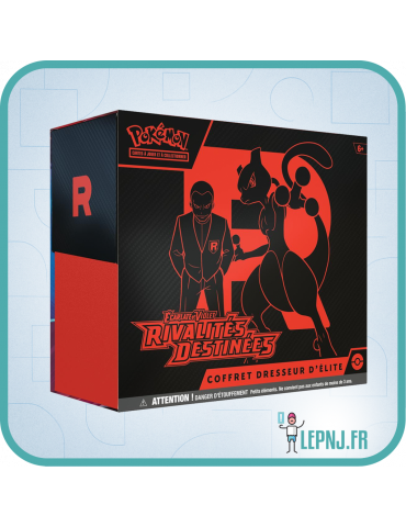 Coffret Dresseur d'Elite Pokémon ETB Ev10 Rivalités Destinées - Lepnj.fr