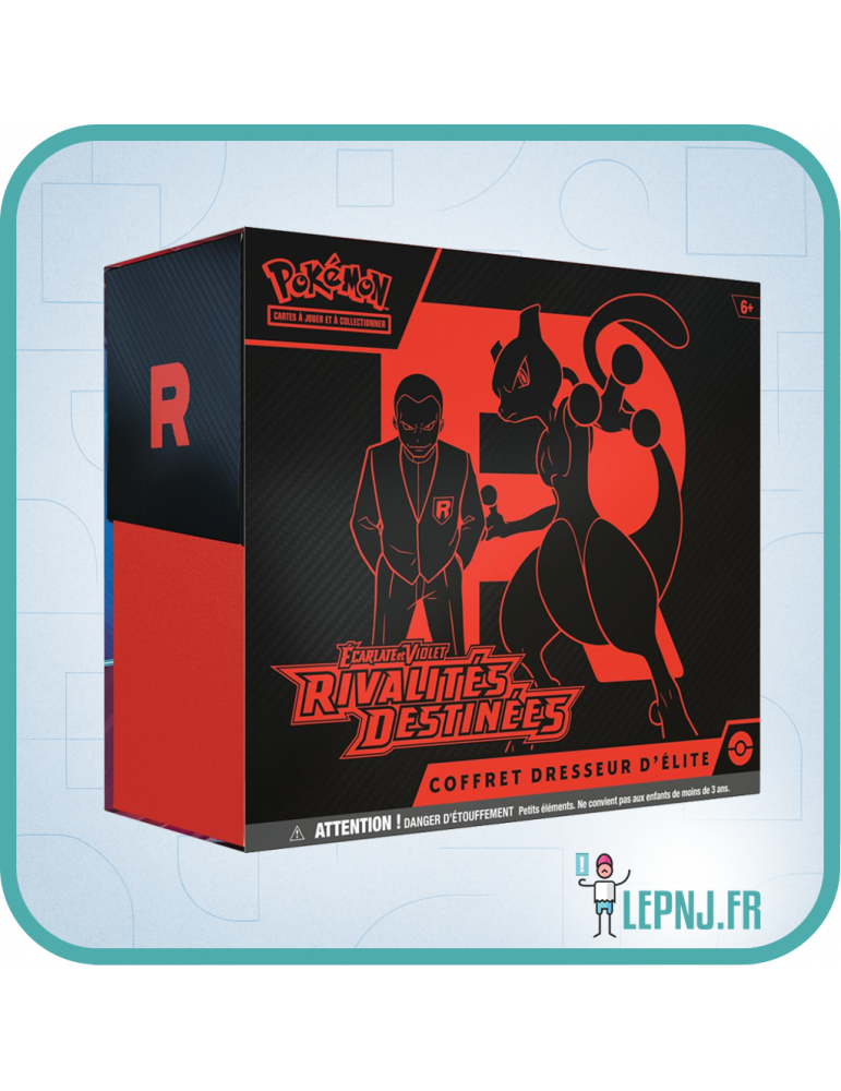 Coffret Dresseur d'Elite Pokémon ETB Ev10 Rivalités Destinées - Lepnj.fr
