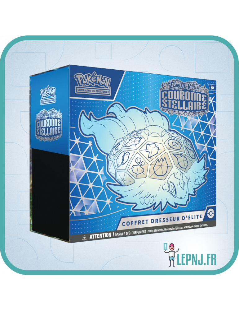 Coffret Dresseur d'Elite Pokémon ETB EV07 Couronne Stellaire - Lepnj.fr