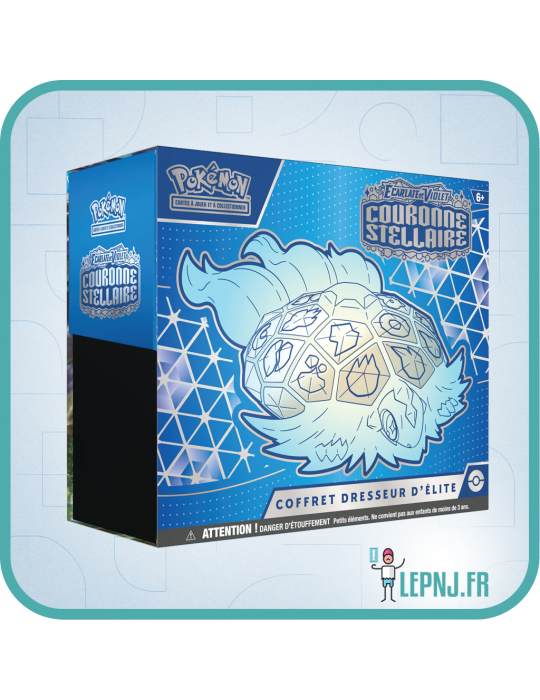 Coffret Dresseur d'Elite Pokémon ETB EV07 Couronne Stellaire - Lepnj.fr