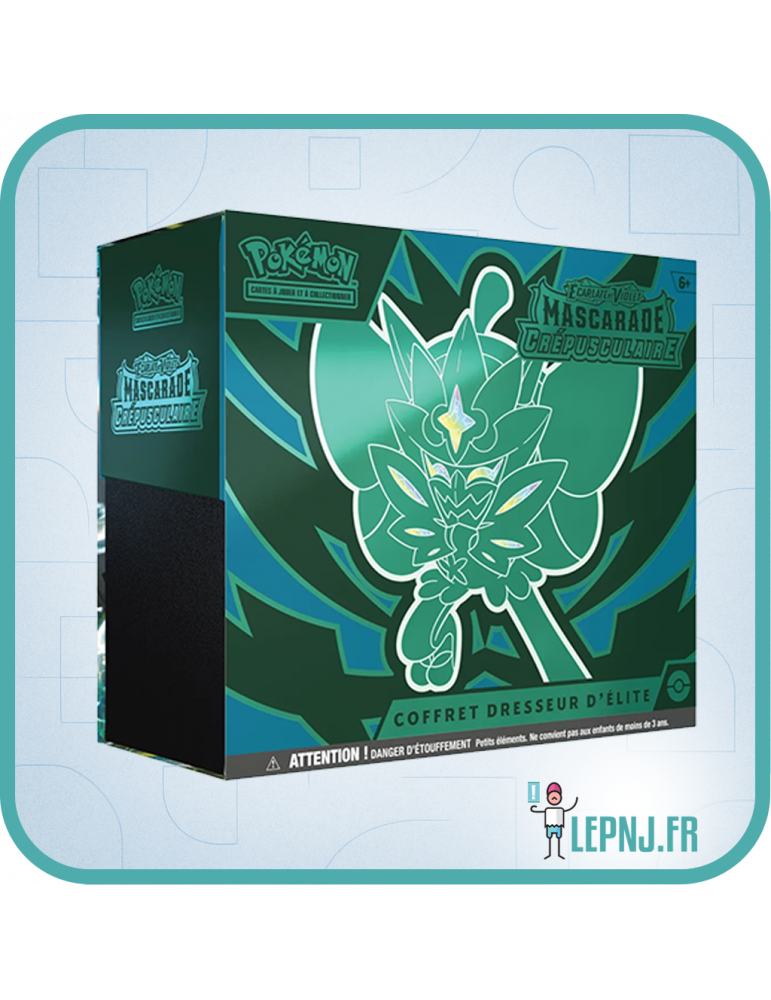 Coffret Dresseur d'Elite Pokémon ETB Ev06 Mascarade Crépusculaire - Lepnj.fr