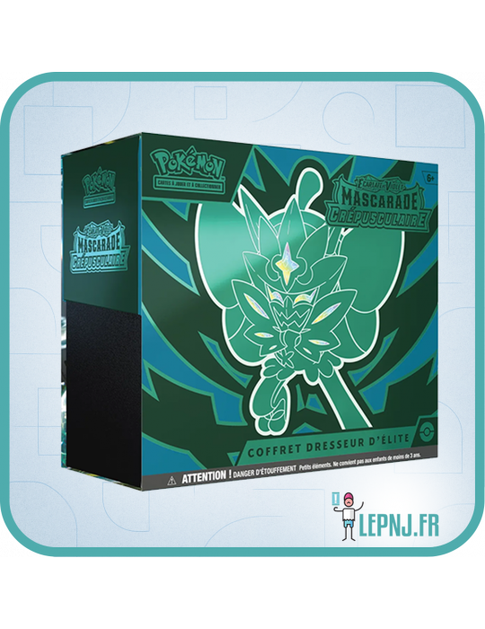 Coffret Dresseur d'Elite Pokémon ETB Ev06 Mascarade Crépusculaire - Lepnj.fr