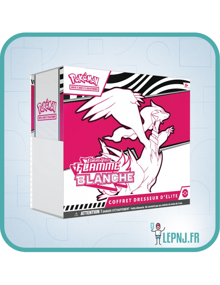 Coffret Dresseur d'Elite Pokémon ETB EV10.5 Flamme Blanche - Lepnj.fr