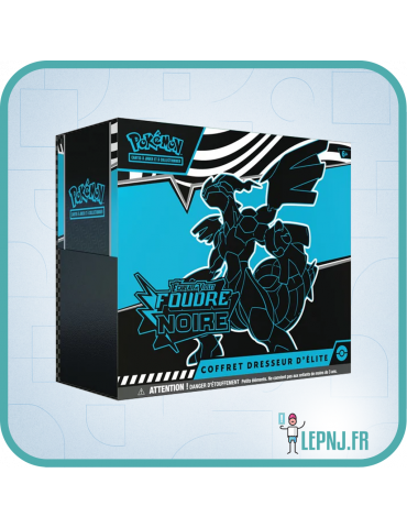 Coffret Dresseur d'Elite Pokémon ETB EV10.5 Foudre Noire - Lepnj.fr
