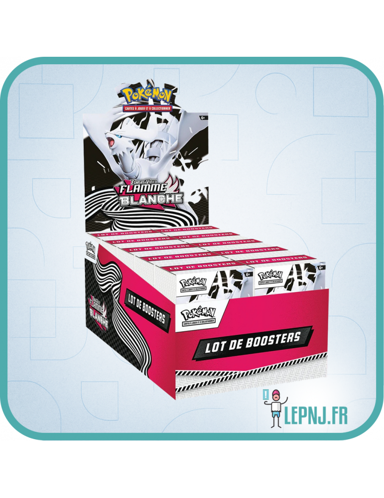 Display de Bundle Pokémon Ev10.5 Flamme Blanche - Ecarlate et Violet - Lepnj.fr