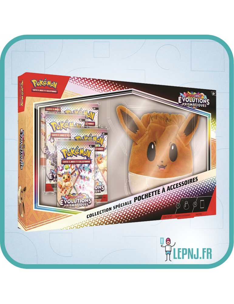Pokemon - Coffret Collection Speciale Pochette à Accessoires - EV08.5 Evolutions Prismatiques -Ecarlate et Violet - Lepnj.fr