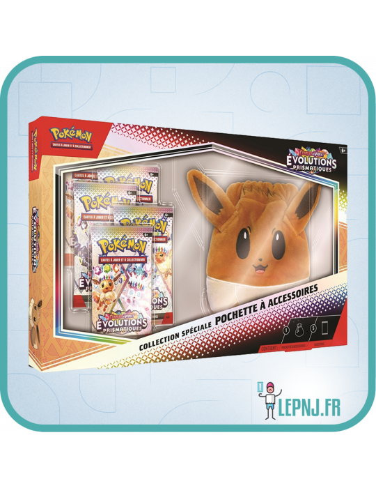 Pokemon - Coffret Collection Speciale Pochette à Accessoires - EV08.5 Evolutions Prismatiques -Ecarlate et Violet - Lepnj.fr