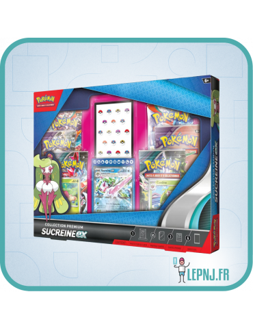 Pokemon Coffret Collection Prémium Sucreine EX - Ecarlate et Violet - Lepnj.fr