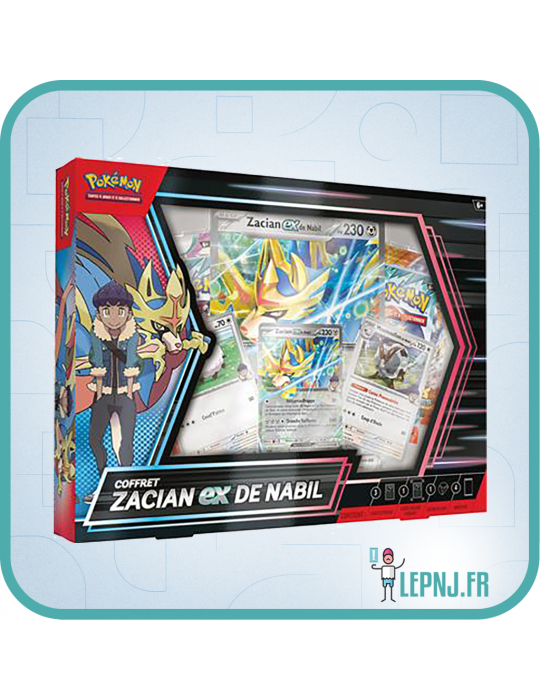 Pokemon Coffret Zacian Ex de Nabil - Lepnj.fr