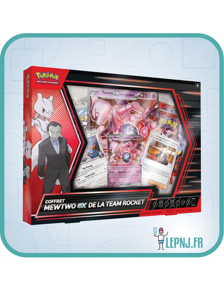 Pokémon - Coffret Mewtwo Ex de la Team Rocket - lepnj.fr