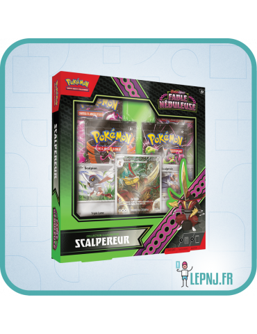 Pokémon - Coffret Collection illustration Scalpereur - EV06.5 Fable Nébuleuse - Lepnj.fr