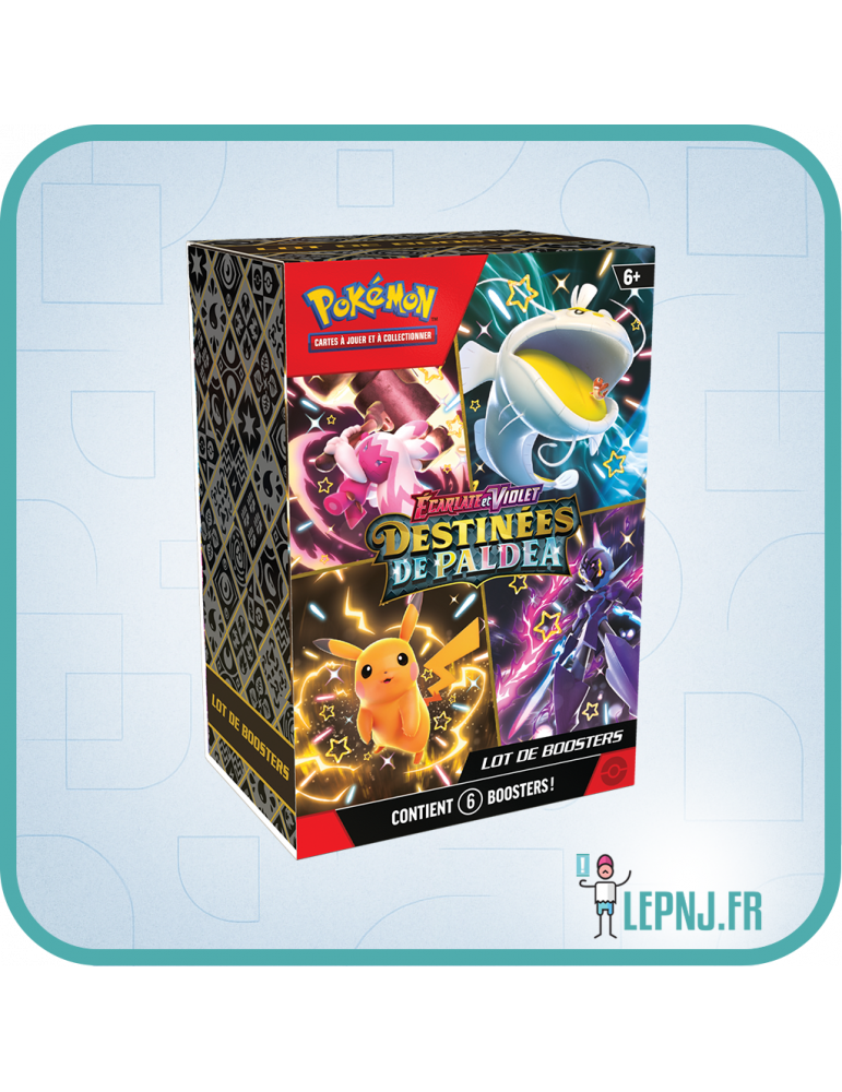 Pokémon - Bundle Ecarlate Et Violet EV4.5 - Destinées de Paldéa - Lepnj.fr