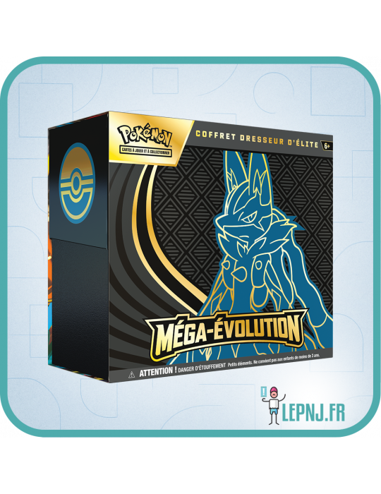 Pokémon - ETB Coffret Dresseur d'Elite ME01 Méga Evolution Visuel Lucario - Lepnj.fr