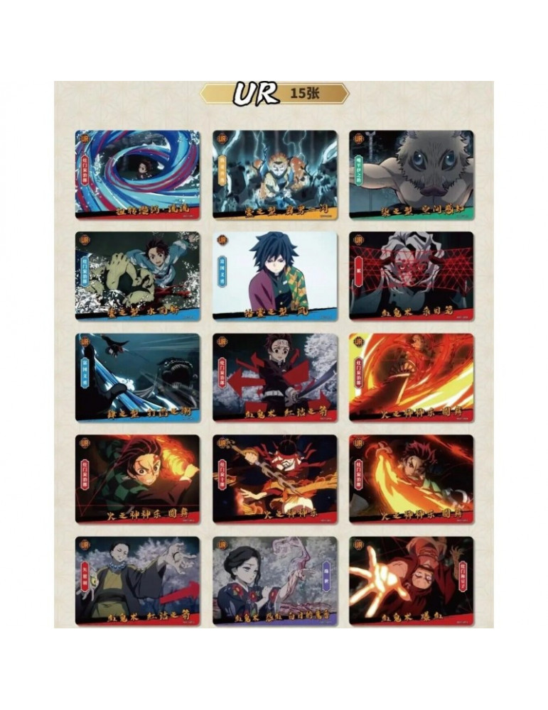 Display Demon Slayer : Kimetsu No Yaiba - CARD FUN BOX KNY03-B03 - 20 Boosters