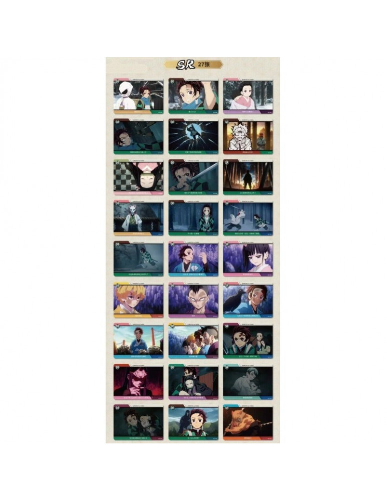 Display Demon Slayer : Kimetsu No Yaiba - CARD FUN BOX KNY03-B03 - 20 Boosters