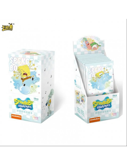 Display Bob l'éponge Série 1 - 10 Yuans - Boite de 10 boosters