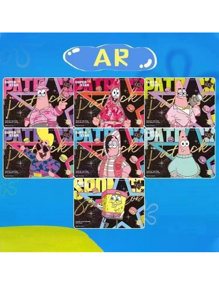 Display Bob l'éponge Série 1 - 10 Yuans - Boite de 10 boosters